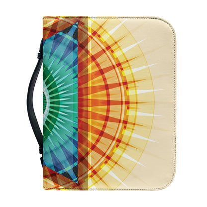 Illuminati Eye of Providence Print Leather Bible Cover