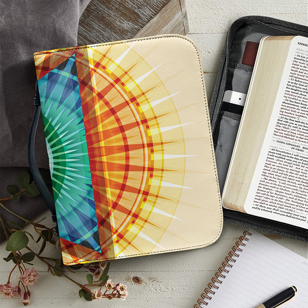 Illuminati Eye of Providence Print Leather Bible Cover
