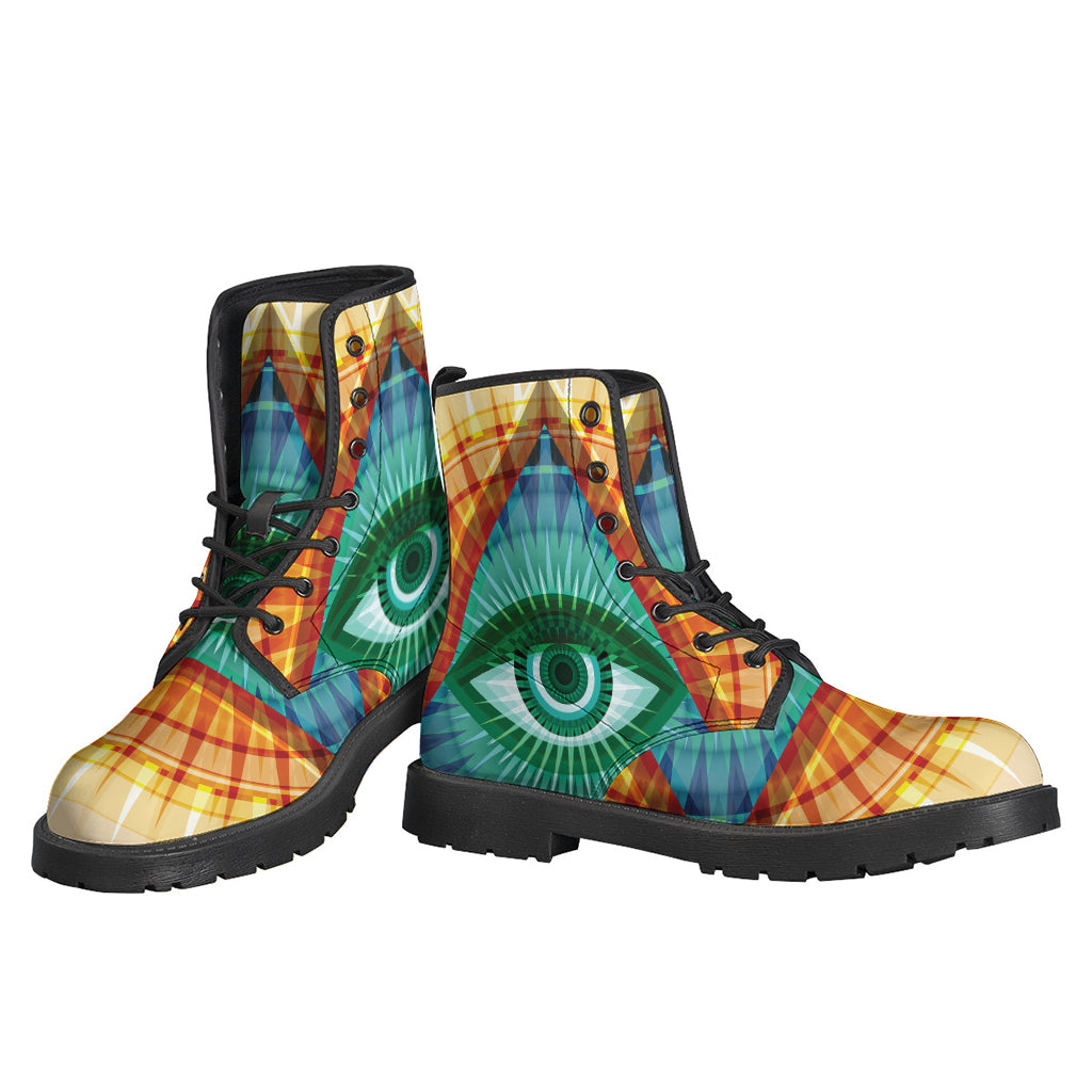 Illuminati Eye of Providence Print Backpack
