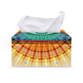 Illuminati Eye of Providence Print Leather Tissue Box Cover