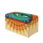 Illuminati Eye of Providence Print Leather Tissue Box Cover
