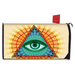 Illuminati Eye of Providence Print Mailbox Cover