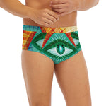 Illuminati Eye of Providence Print Men's Briefs