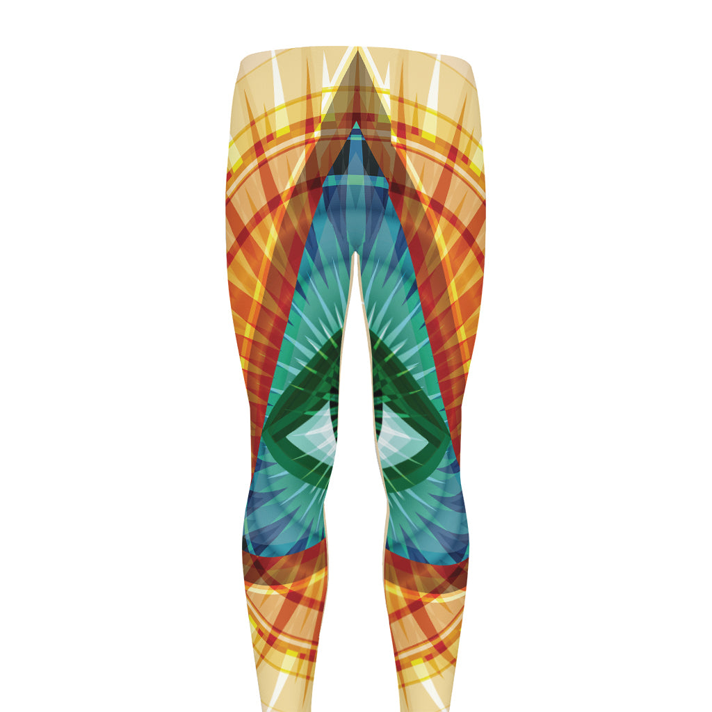 Illuminati Eye of Providence Print Men's leggings