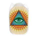Illuminati Eye of Providence Print Mesh Laundry Hamper