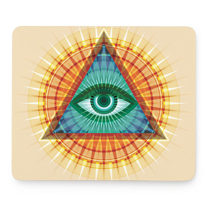 Illuminati Eye of Providence Print Mouse Pad