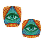 Illuminati Eye of Providence Print Office Chair Cover