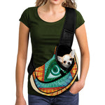 Illuminati Eye of Providence Print Pet Sling Carrier