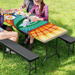 Illuminati Eye of Providence Print Picnic Table Cover