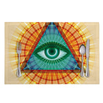Illuminati Eye of Providence Print Placemat