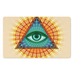 Illuminati Eye of Providence Print Polyester Doormat