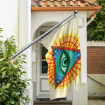 Illuminati Eye of Providence Print Polyester Flag
