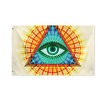 Illuminati Eye of Providence Print Polyester Flag