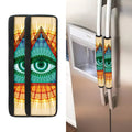 Illuminati Eye of Providence Print Refrigerator Handle Covers