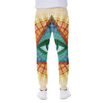 Illuminati Eye of Providence Print Scuba Joggers