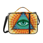 Illuminati Eye of Providence Print Shoulder Strap Bible Bag