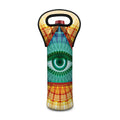 Illuminati Eye of Providence Print Single Neoprene Wine Tote