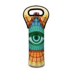 Illuminati Eye of Providence Print Single Neoprene Wine Tote