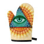 Illuminati Eye of Providence Print Single Oven Mitt
