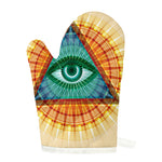 Illuminati Eye of Providence Print Single Oven Mitt