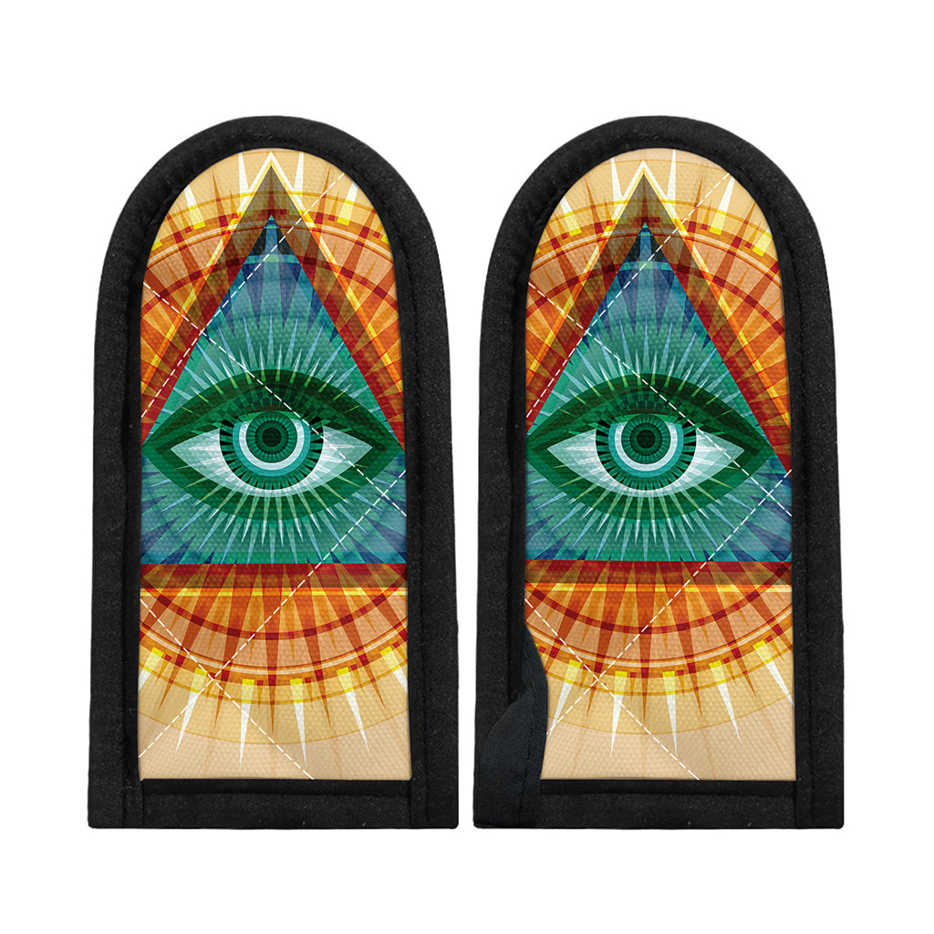 Illuminati Eye of Providence Print Skillet Handle Cover