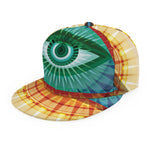 Illuminati Eye of Providence Print Snapback Cap