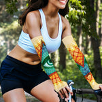 Illuminati Eye of Providence Print Sun Protection Arm Sleeves