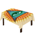 Illuminati Eye of Providence Print Tablecloth