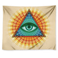 Illuminati Eye of Providence Print Tapestry