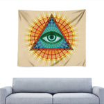 Illuminati Eye of Providence Print Tapestry