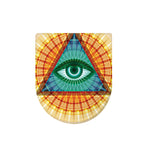 Illuminati Eye of Providence Print Toilet Lid Cover