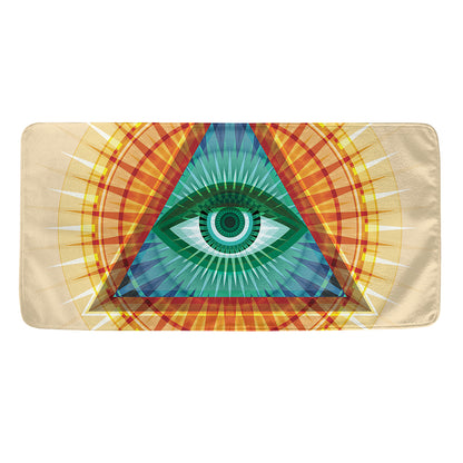 Illuminati Eye of Providence Print Towel