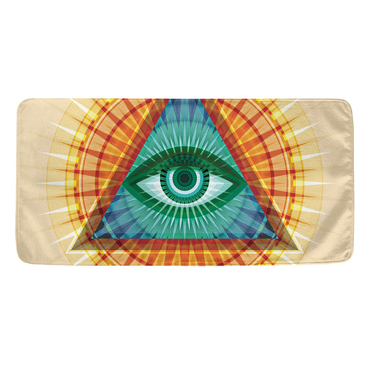 Illuminati Eye of Providence Print Towel