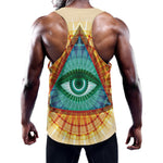 Illuminati Eye of Providence Print Training Tank Top