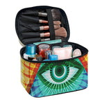 Illuminati Eye of Providence Print Travel Makeup Bag