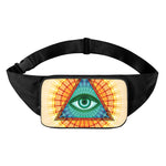 Illuminati Eye of Providence Print Waist Bag