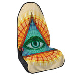 Illuminati Eye of Providence Print Waterproof Car Seat Cover
