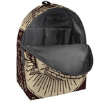 Illuminati Eye of Providence Symbol Print Backpack