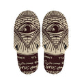 Eye of Providence Symbol Print Slippers