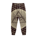 Eye of Providence Symbol Print Sweatpants