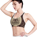 Eye of Providence Symbol Print Women's Sports Bra