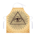 Illuminati Eye Print Adjustable Apron