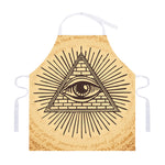 Illuminati Eye Print Adjustable Apron