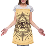 Illuminati Eye Print Adjustable Apron