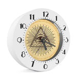 Illuminati Eye Print Alarm Clock