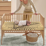 Illuminati Eye Print Baby Crib Sheet