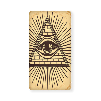 Illuminati Eye Print Baby Crib Sheet