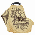 Illuminati Eye Print Baby Seat Cover