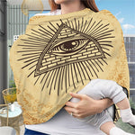 Illuminati Eye Print Baby Seat Cover