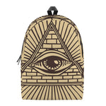 Illuminati Eye Print Backpack